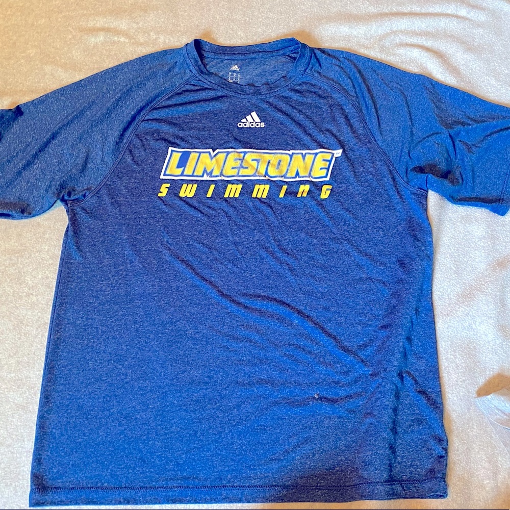 Adidas training shirt - Limestone University swim